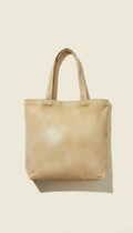 Canvas tote with sun-faded finish